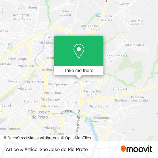 Artico & Artico map