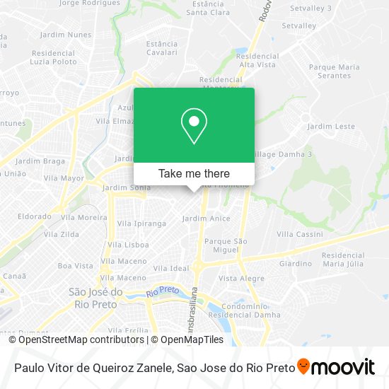 Paulo Vitor de Queiroz Zanele map