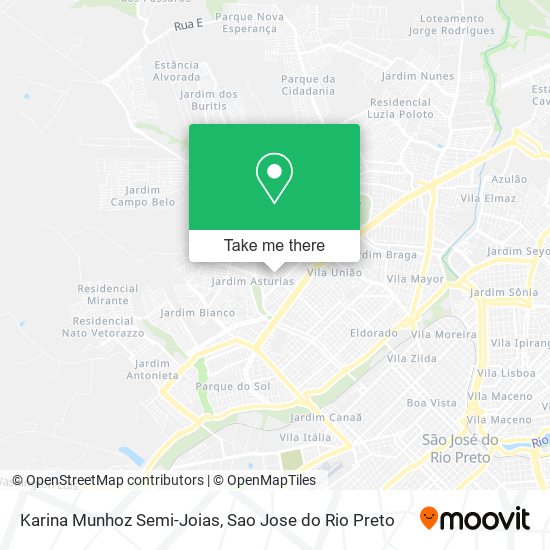 Karina Munhoz Semi-Joias map