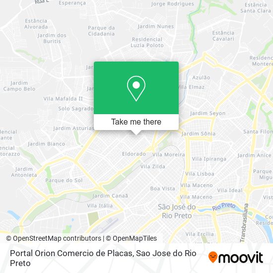 Portal Orion Comercio de Placas map