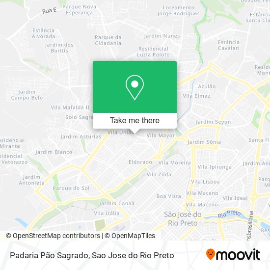 Padaria Pão Sagrado map