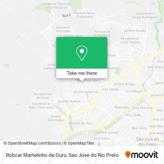 Robcar Martelinho de Ouro map