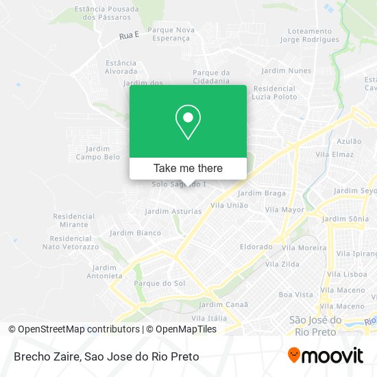 Brecho Zaire map