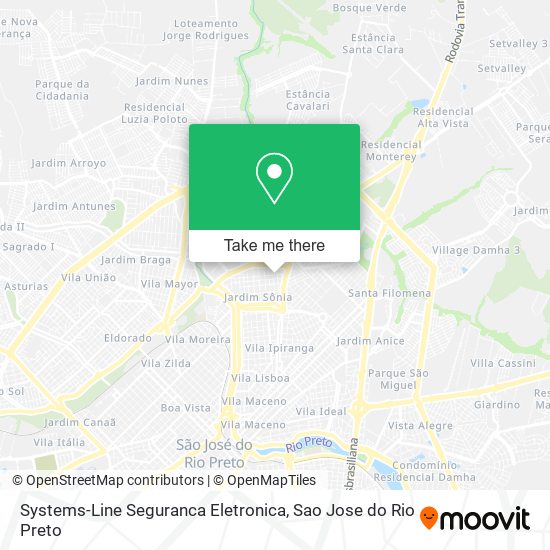 Systems-Line Seguranca Eletronica map