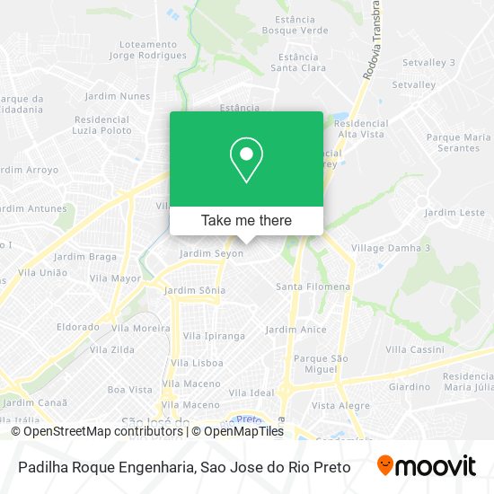 Padilha Roque Engenharia map
