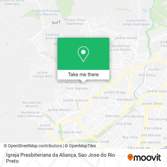 Igreja Presbiteriana da Aliança map