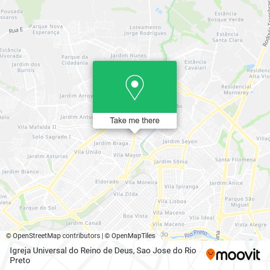 Igreja Universal do Reino de Deus map