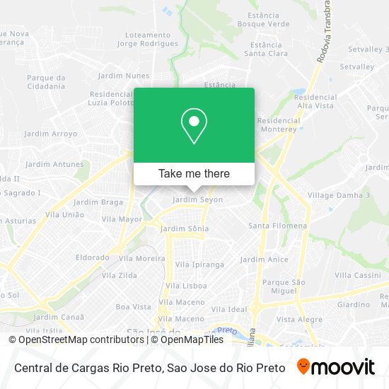 Central de Cargas Rio Preto map