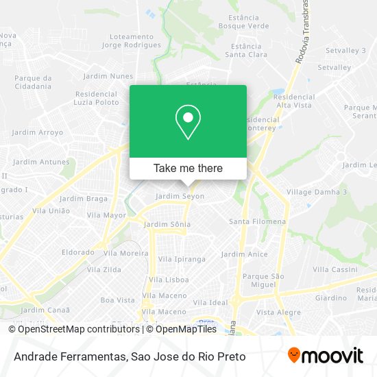 Andrade Ferramentas map
