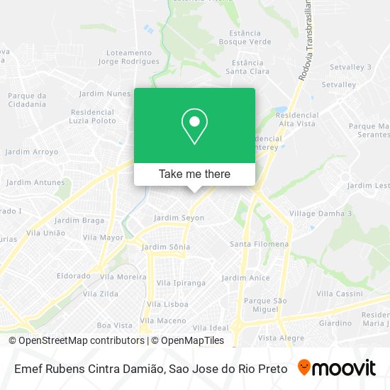 Emef Rubens Cintra Damião map