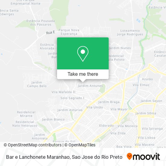 Bar e Lanchonete Maranhao map