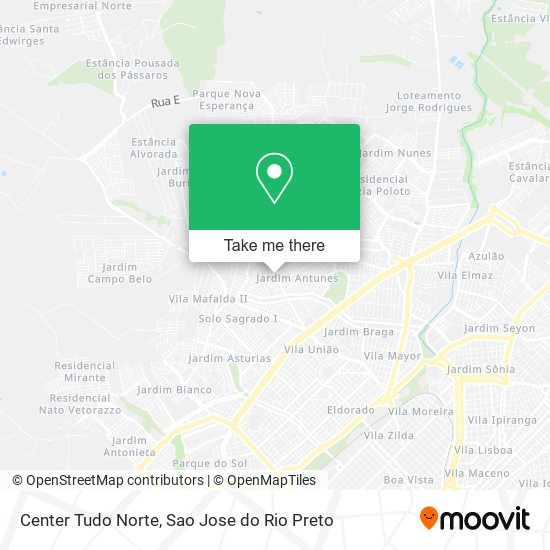 Center Tudo Norte map