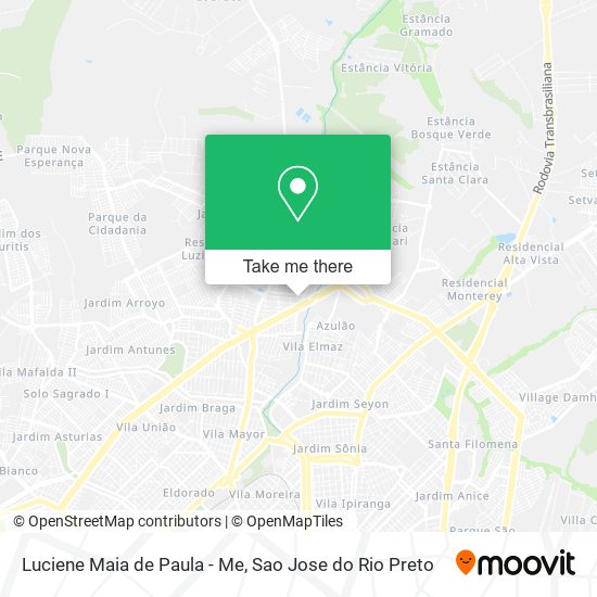 Luciene Maia de Paula - Me map