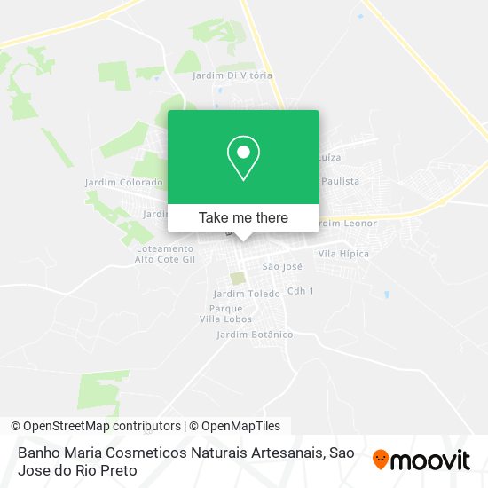 Banho Maria Cosmeticos Naturais Artesanais map