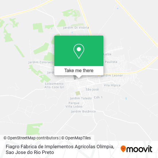 Fiagro Fábrica de Implementos Agrícolas Olímpia map