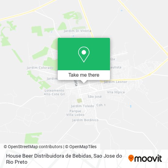 House Beer Distribuidora de Bebidas map