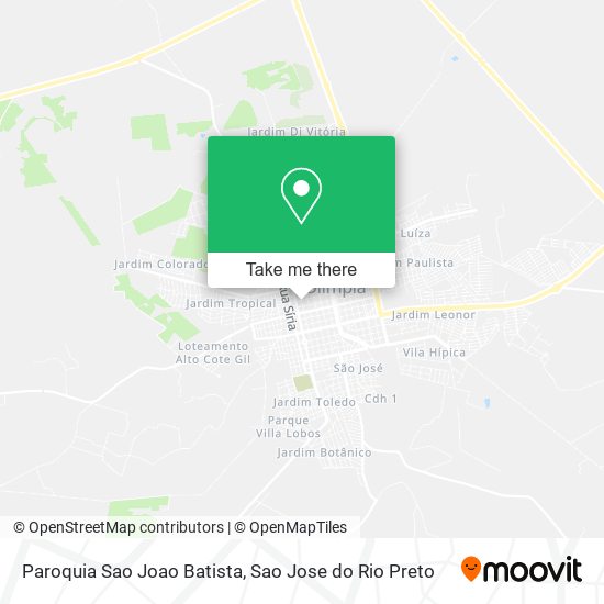 Paroquia Sao Joao Batista map