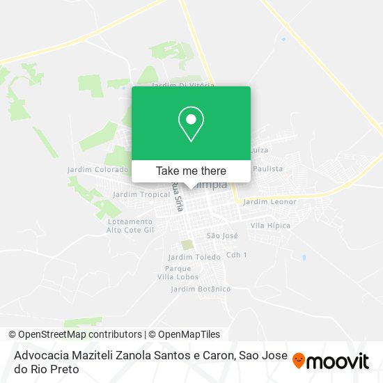 Advocacia Maziteli Zanola Santos e Caron map