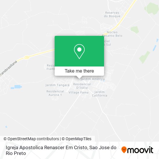 Igreja Apostolica Renascer Em Cristo map