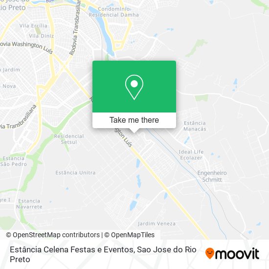 Estância Celena Festas e Eventos map