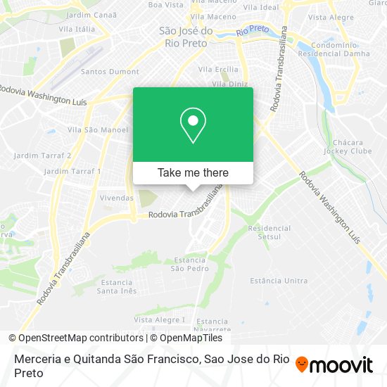 Merceria e Quitanda São Francisco map