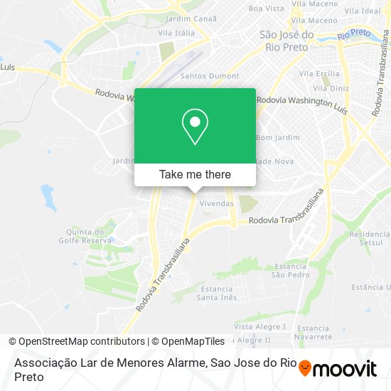 Associação Lar de Menores Alarme map
