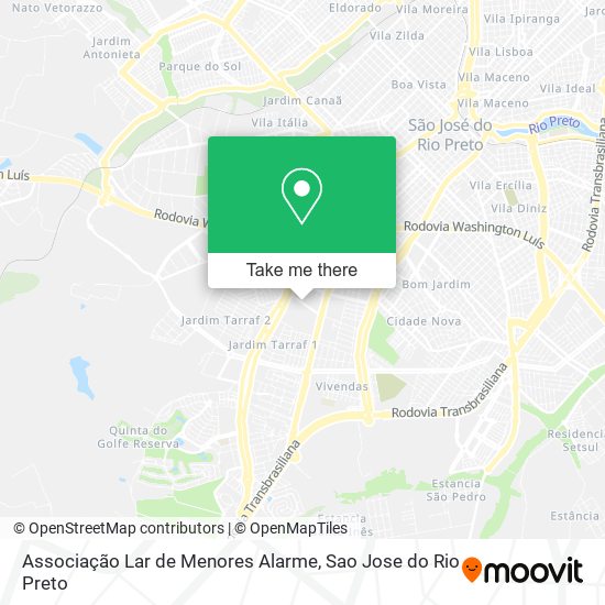 Associação Lar de Menores Alarme map