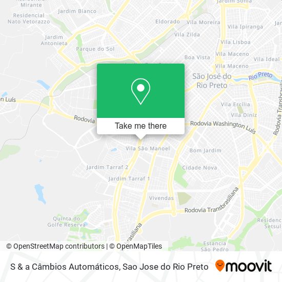 S & a Câmbios Automáticos map