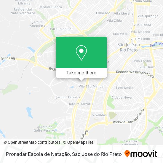 Pronadar Escola de Natação map