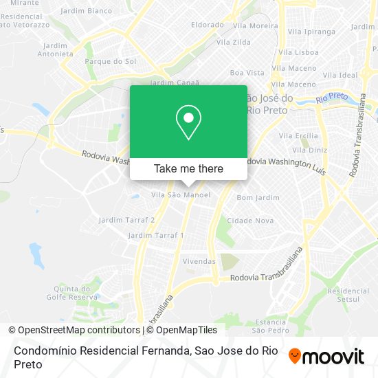 Mapa Condomínio Residencial Fernanda