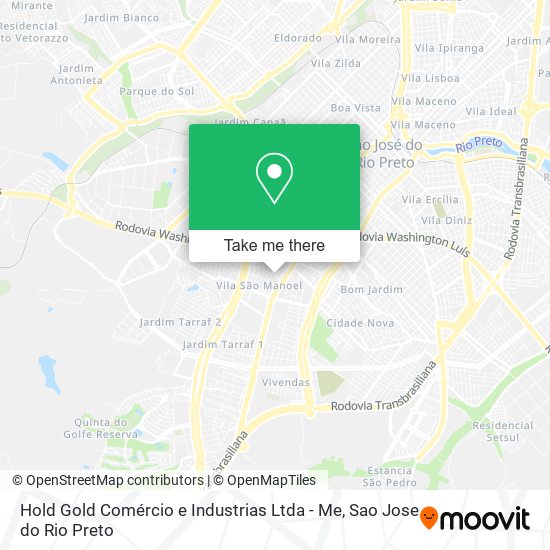 Mapa Hold Gold Comércio e Industrias Ltda - Me