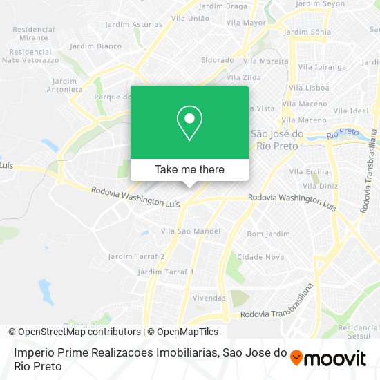 Imperio Prime Realizacoes Imobiliarias map