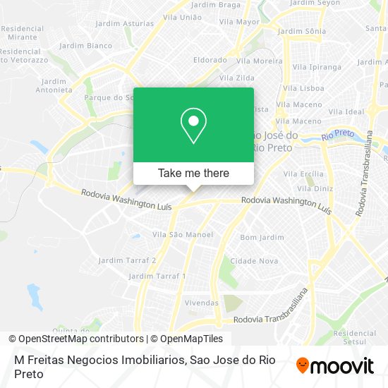 M Freitas Negocios Imobiliarios map