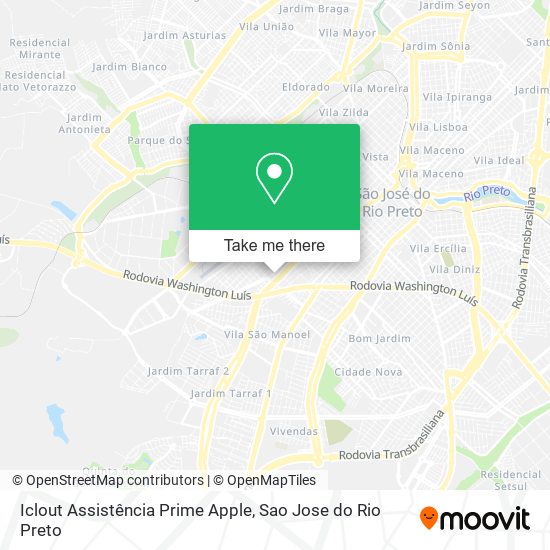 Mapa Iclout Assistência Prime Apple