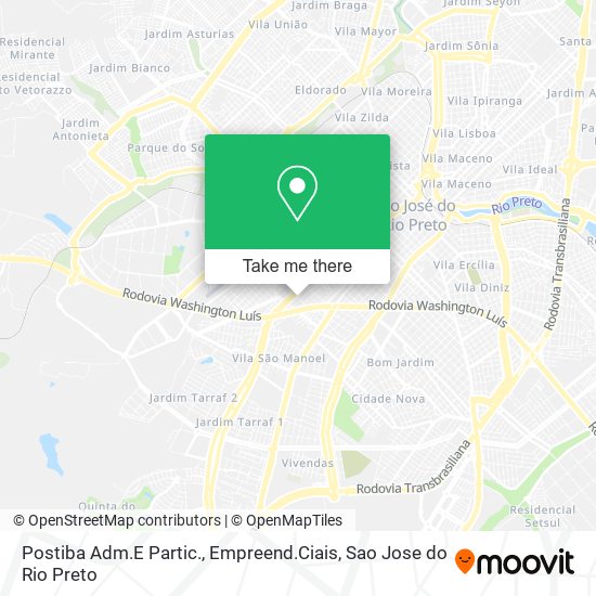 Postiba Adm.E Partic., Empreend.Ciais map
