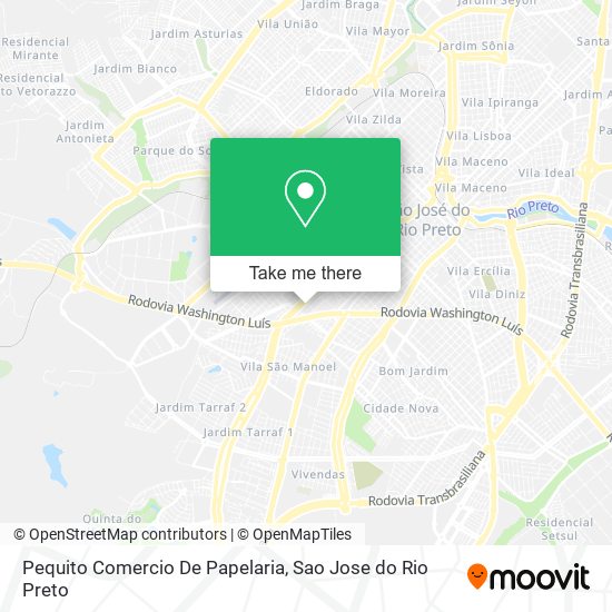 Pequito Comercio De Papelaria map