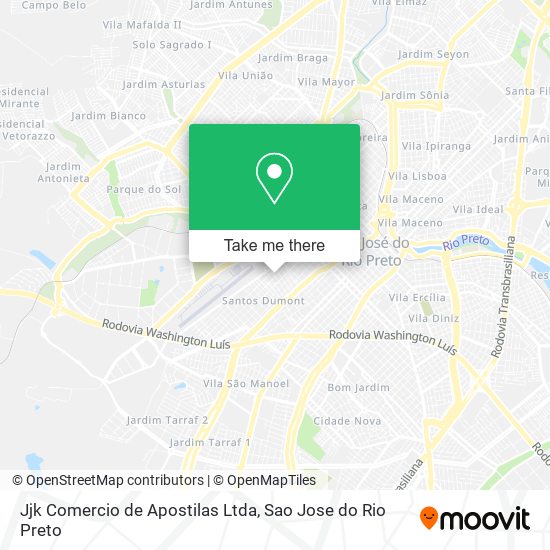 Jjk Comercio de Apostilas Ltda map