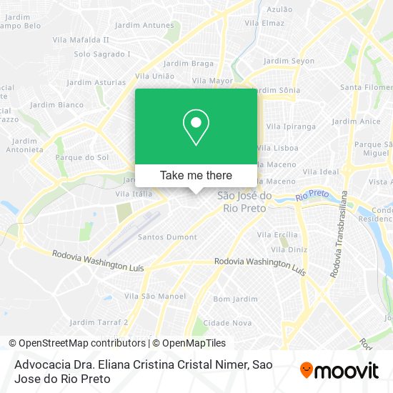 Advocacia Dra. Eliana Cristina Cristal Nimer map