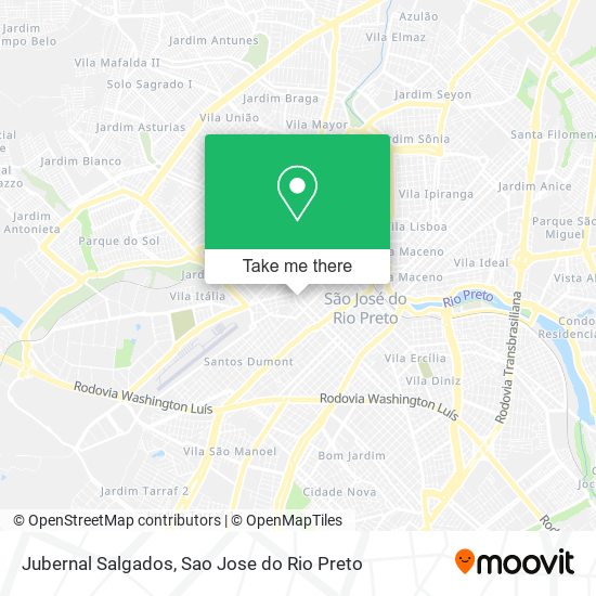 Jubernal Salgados map