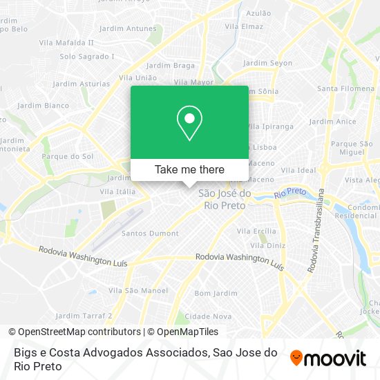 Bigs e Costa Advogados Associados map