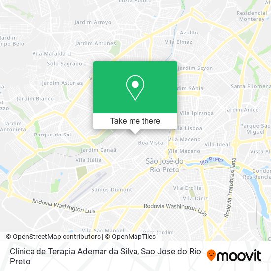 Clínica de Terapia Ademar da Silva map