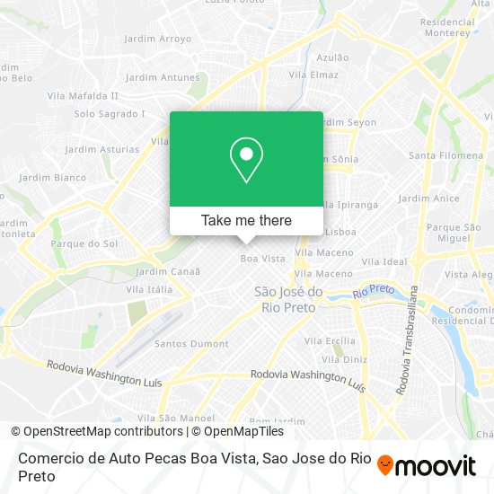 Comercio de Auto Pecas Boa Vista map