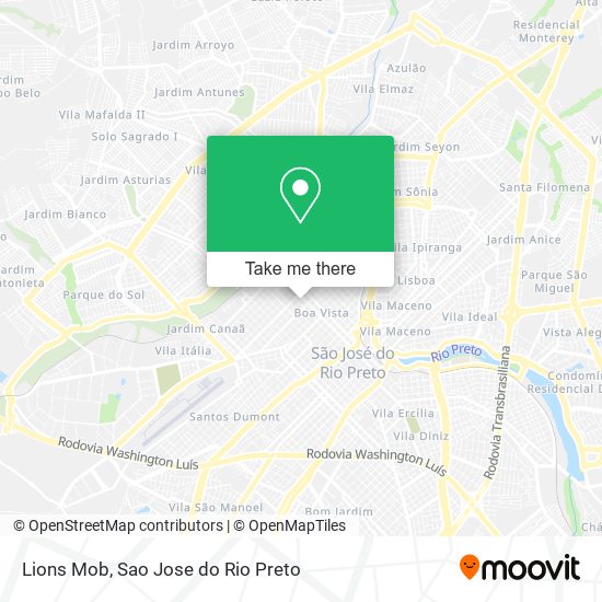Lions Mob map