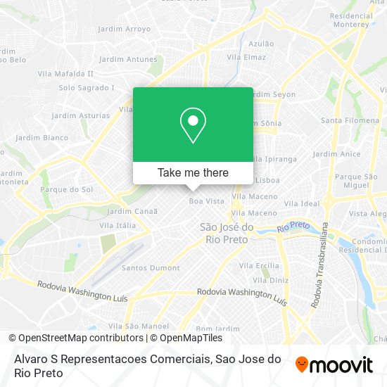 Alvaro S Representacoes Comerciais map