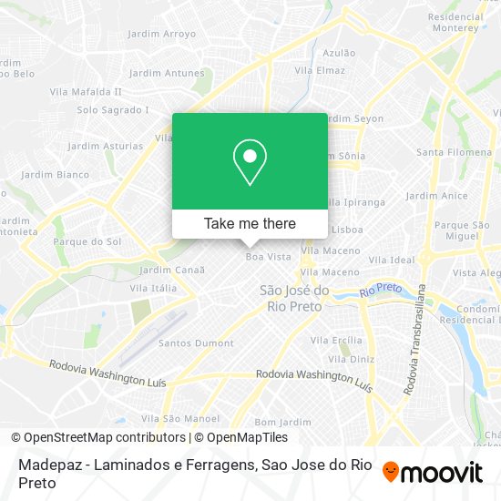 Madepaz - Laminados e Ferragens map