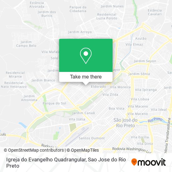 Igreja do Evangelho Quadrangular map