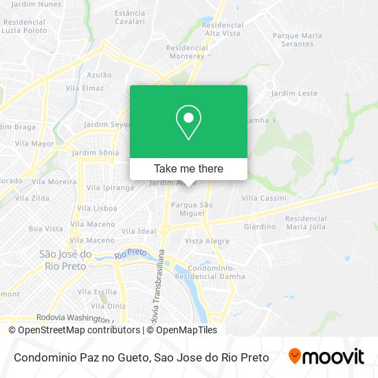 Condominio Paz no Gueto map