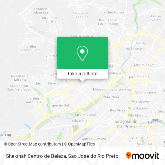 Shekinah Centro de Beleza map