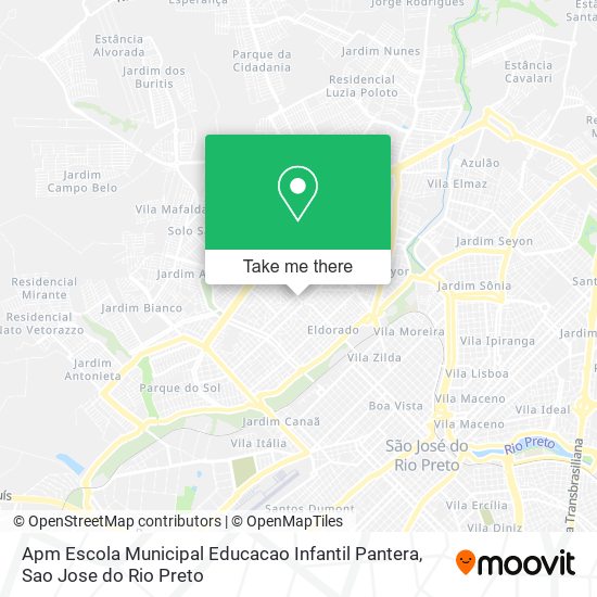 Apm Escola Municipal Educacao Infantil Pantera map