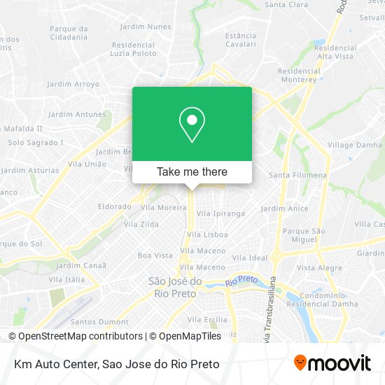 Km Auto Center map